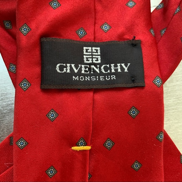 vintage GIVENCHY tie 100% Silk - Picture 3 of 6